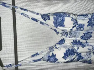 Neuwertiges langes Sommerkleid in blau Gr S tall Bild 4