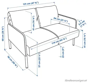 2er Sofa, Glostad  Bild 2