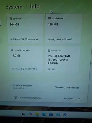 Computer + Monitor  Bild 2
