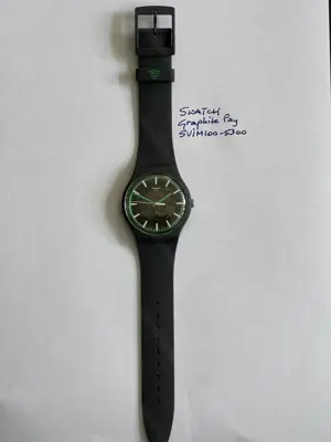 Swatch Graphite Pay Uhr