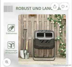 Trommelkomposter Outsunny  Bild 5
