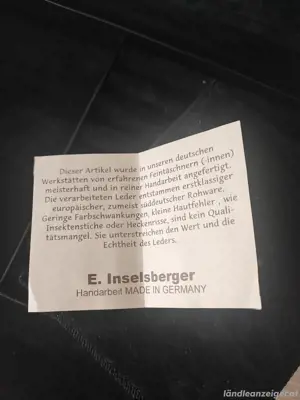 Vintage Schmuckkoffer Echtleder Handarbeit  Bild 5