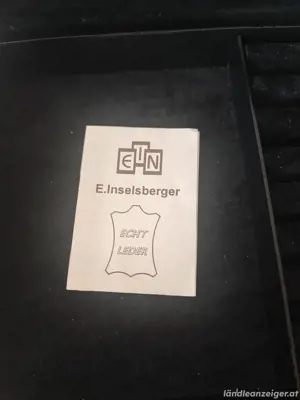 Vintage Schmuckkoffer Echtleder Handarbeit  Bild 7