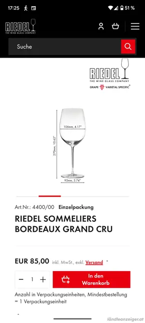 Riedel Gran Cru Bordeaux  Bild 2