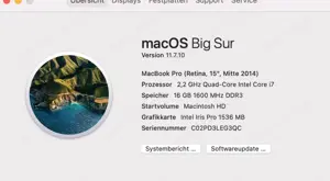 MacBook Pro Retina 15  (Mitte 2014) Bild 7