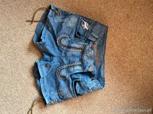 Jeans Lederhose Bild 3