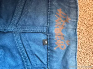 Jeans Lederhose