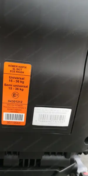 Auto Kindersitz Britax Römer Sitfix  Bild 2