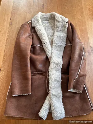 Mango Damenmantel XL Lammfell Bild 2