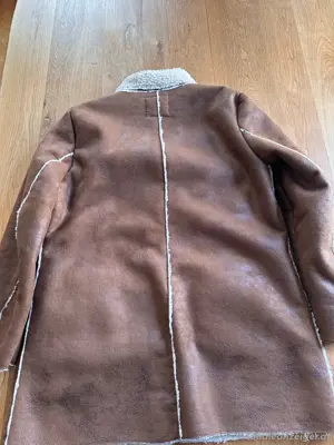 Mango Damenmantel XL Lammfell Bild 5