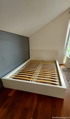 Malm Bett Ikea 140x200 Bild 2