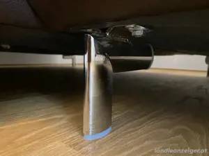 Echtleder Couch braun Bild 8