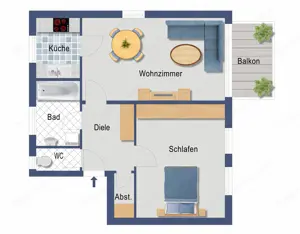 Vorankündigung: 2-Zimmer Wohnung in Sulz ab 1. August 2025
