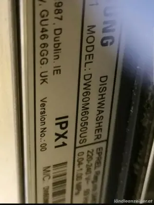 Spülmaschine Samsung mit Besteckschublade und Edelstahl Front Bild 7