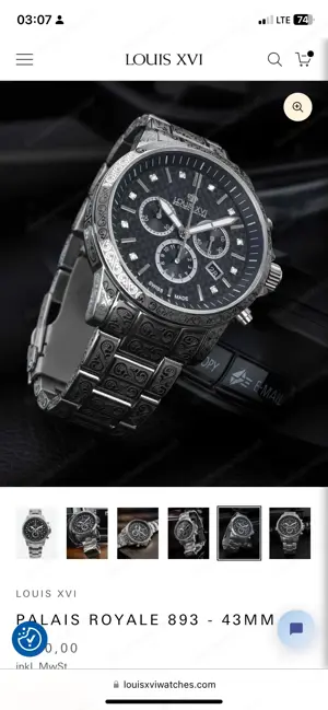 Louis XVI Uhr Herren Bild 2