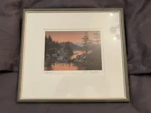 3 Bilder Naturszenen Kanada mit Rahmen