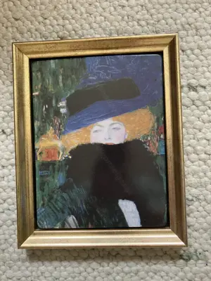 2 Keramikfliesenbilder Monet und Klimt Sammelobjekte Bild 3