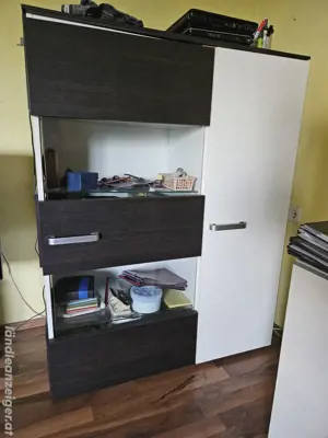 Kasten   Glasvitrine Kombi