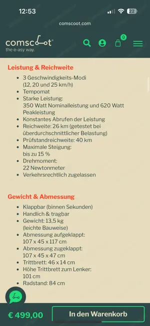 E-Scooter Neuwertig  Bild 4