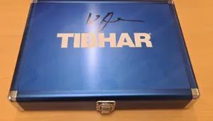 Tibhar Kay Stumper signiert Koffer Schläger Alu Deutscher Meister Bild 2