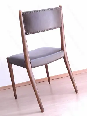 4 Stück Esstisch-Stühle | danish Stil | ähnlich Nils M ller | Vintage Bild 3