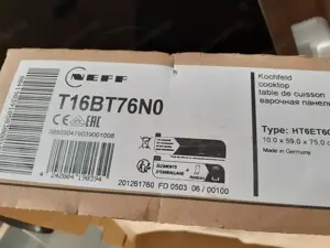 Neff Kochfeld Glaskeramik autark mit Twistpad und Edelstahlrahmen wie NEU Bild 2