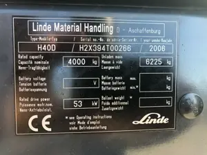 Linde H40D Hubhöhe 7m  Bild 6