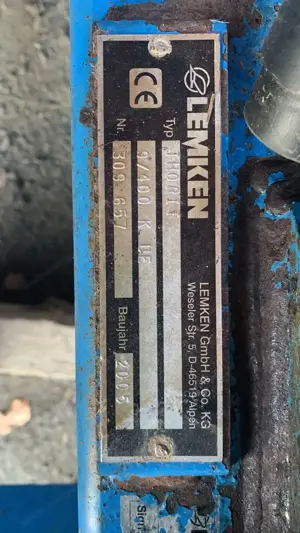 Lemken Thorit 9400 K UE kein Karat Bild 4