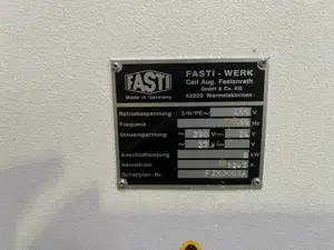Fasti Schwenkbiegemaschine CNC gesteuert Bild 6