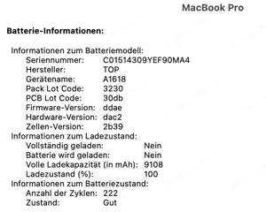 MacBook Pro (mid 2015), 15 Zoll, Intel i7, 1TB SSD, 16GB, TOP Zustand Bild 10