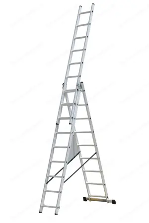 Aluminium Leiter, 3x11 Auftritte