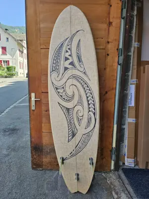 Wau Surfboard Eco Maori Bild 3