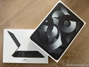 iPad Air (5. Generation) - 64GB - WiFi Grau + Magic Keyboard 