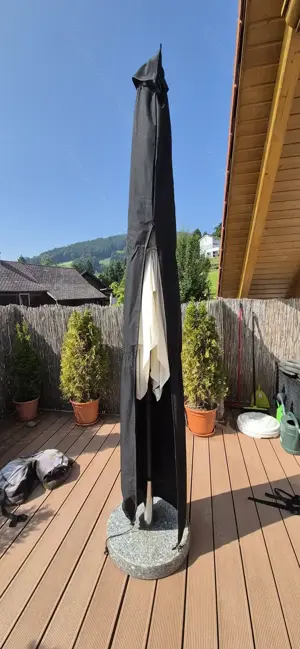 Sonnenschirm inkl Ständer  Bild 3