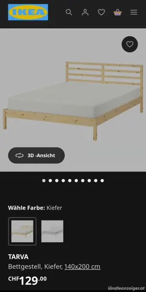 Ikea Holzbett