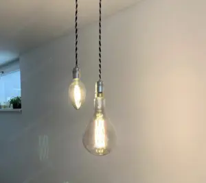 2 Glühbirnen XXL   Deko Bild 3