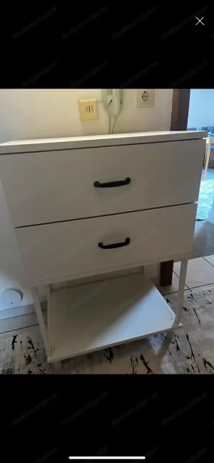 Kommode mit 2 Schubladen Ikea Bild 4