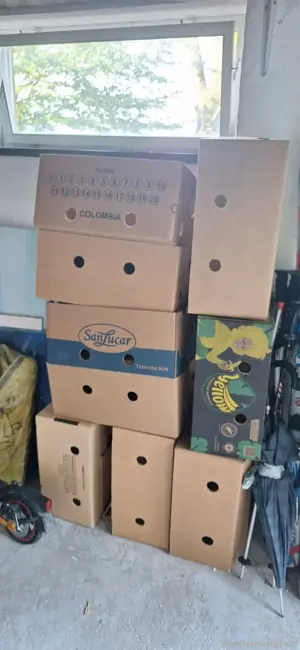 Bananenschachteln