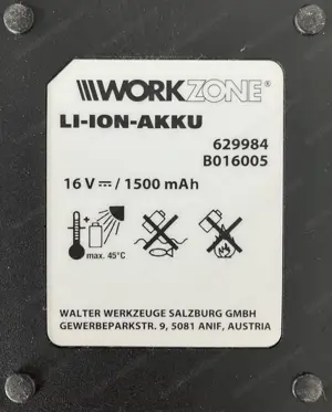 Workzone Li-ION-Akku Bild 4