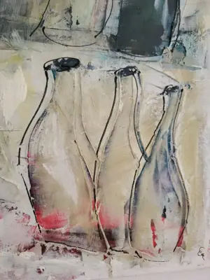 Bild 100 x 80 cm, handgemalt Bild 2