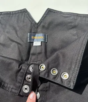 Schwarze Damen Shorts von Diesel  Bild 3