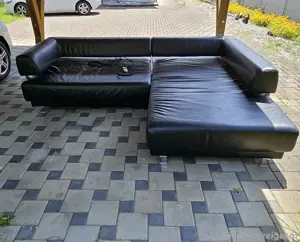 Ledercouch schwarz gratis