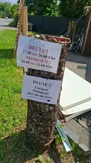 Heute Freitag 13.06.2025 und Morgen 14.06.2025 Flohmarkt und Garagenverkauf in der Schweizerstrasse Bild 2