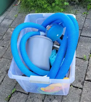 Pool Filterpumpe mit div zubehör Bild 3