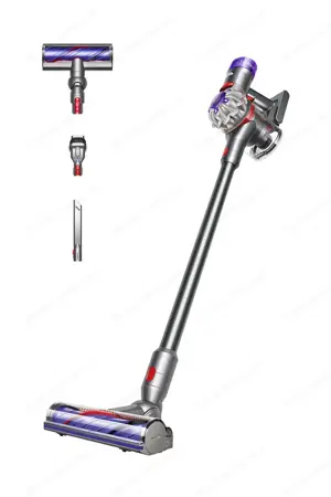 Dyson V8 silber nickel
