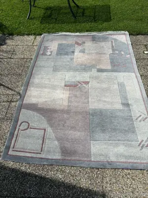 Teppich blau