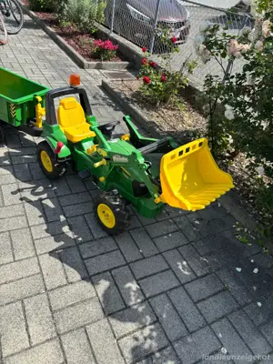 Traktor mit Hänger-John Deere