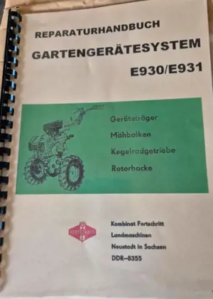 Fortschritt E 931 Gartenmaschine Bild 2