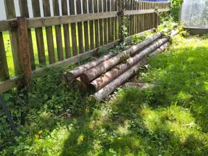 Verschenke stahlrohre ca 90mm Durchmesser, 4m lang 8stk Bild 2