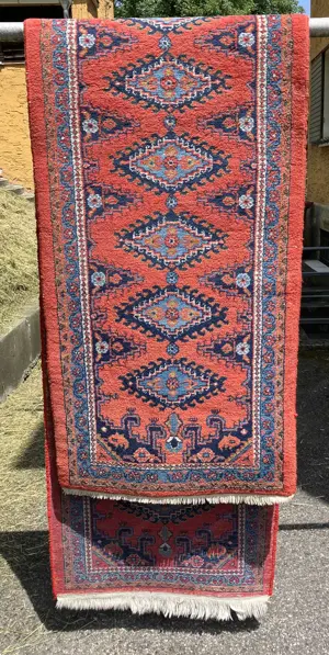 Teppich Hamedan Läufer 342 x 73 cm Orientteppich Bild 2